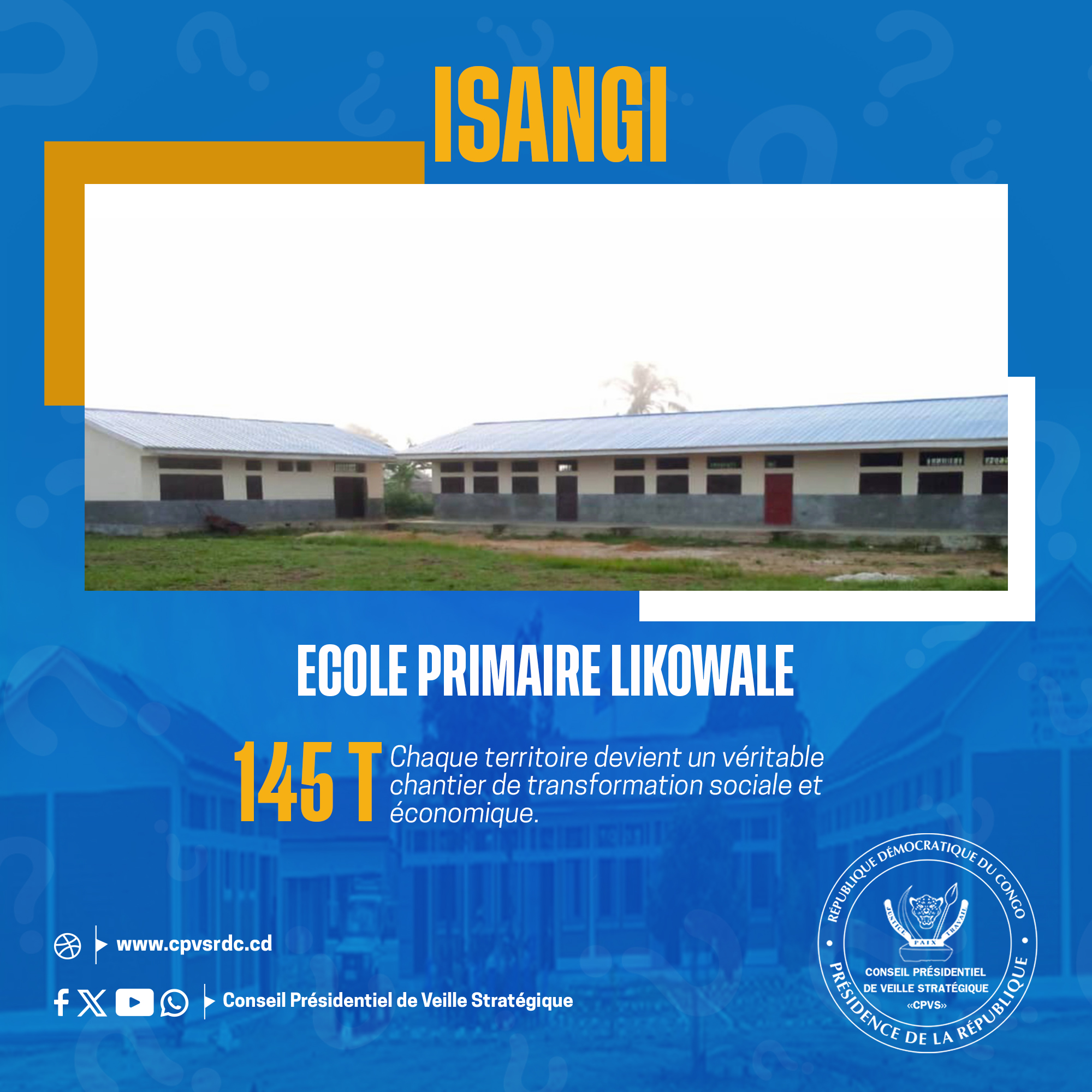 Programme PDL-145T dans la Tshopo