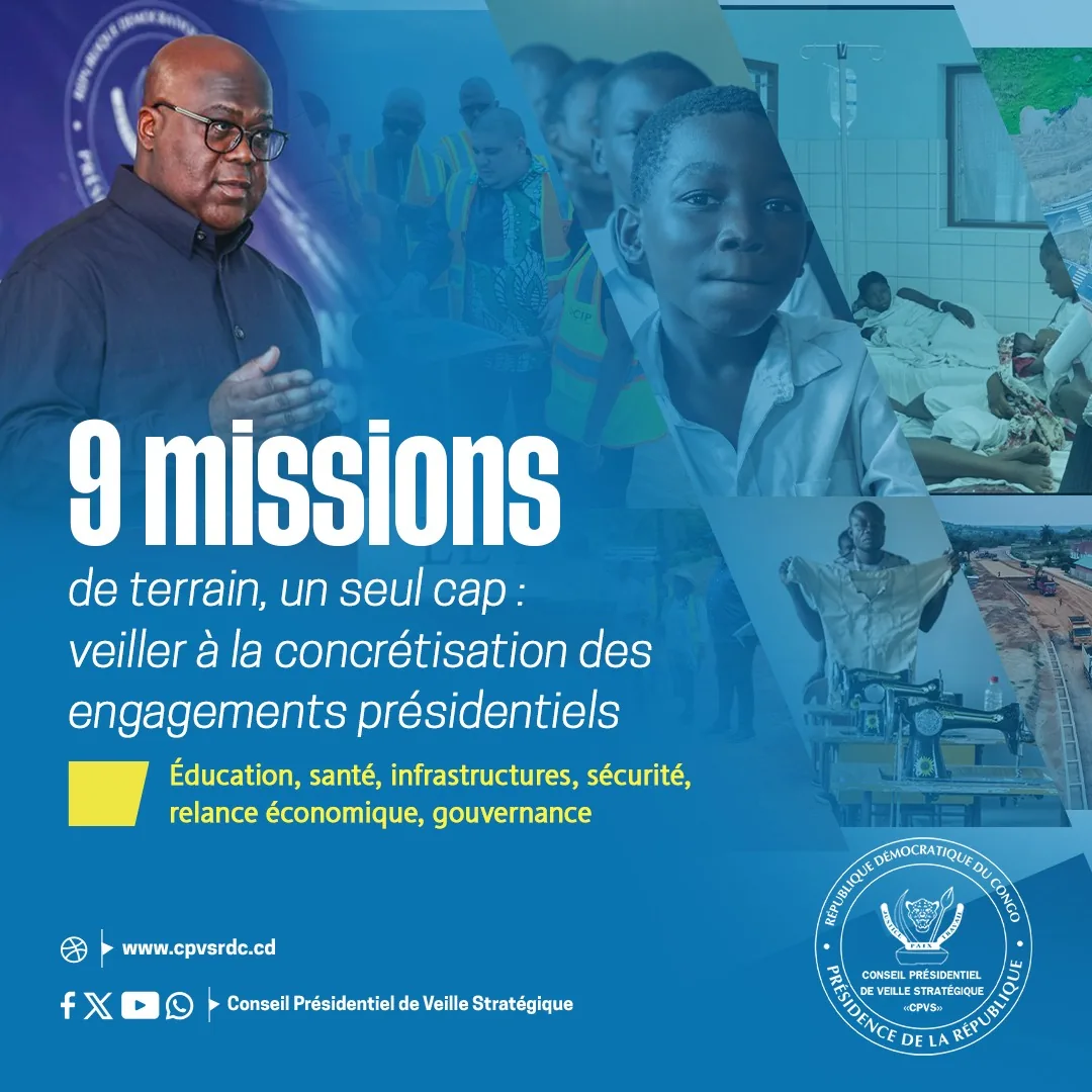 neuf missions de terrain cles