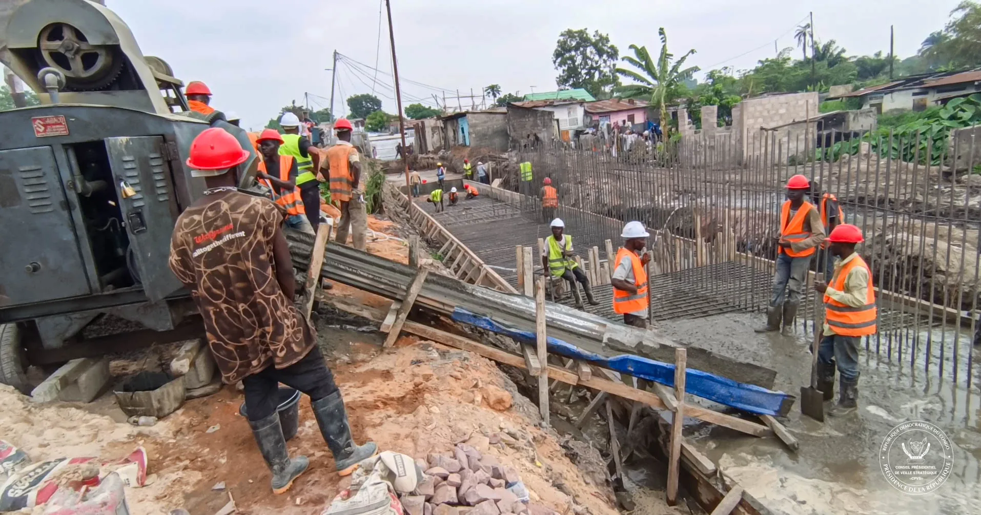 Mission de suivi-évaluation du CPVS sur le tracé ferroviaire de Kinshasa